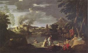Nicolas Poussin Orpheus and Eurydice (mk05) oil painting image